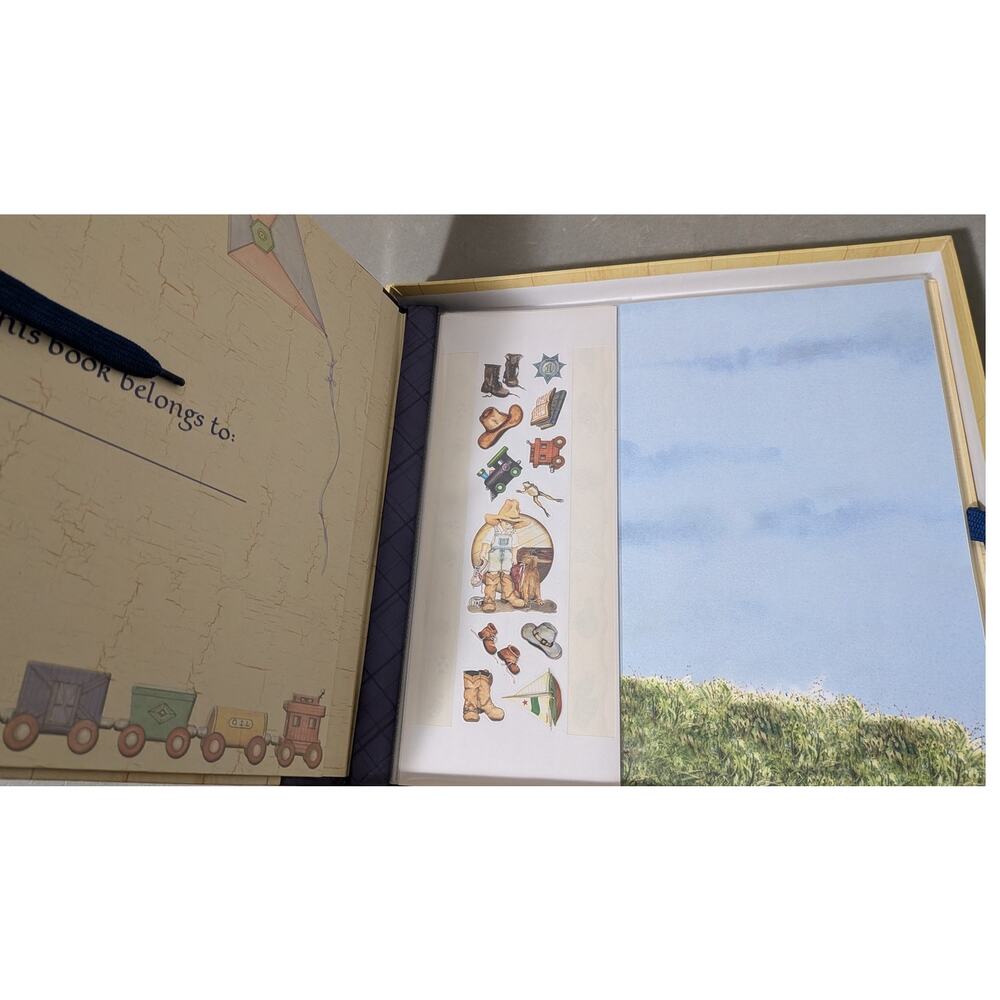 Unused Open Box Sue Skeen "Laughter of Little Boys" 12x12 Scrapbook Kit Album - Picture 4 of 9